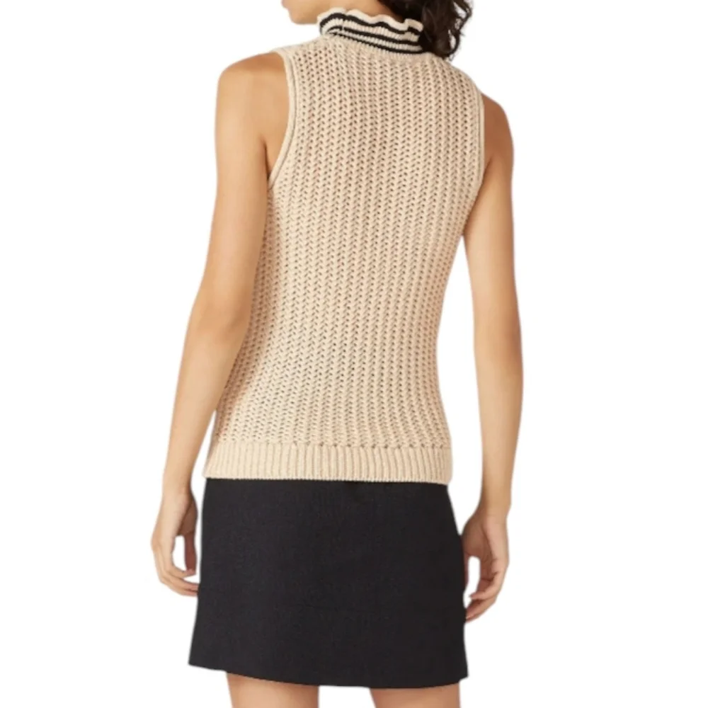 J. Crew Ruffle Collar Shell Top - Picture 2 of 7